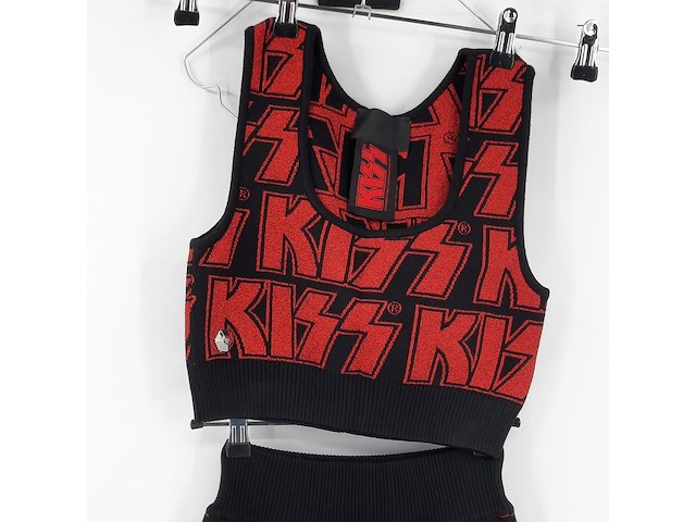 Topje en rokje, maat s, philipp plein x kiss - afbeelding 3 van  10