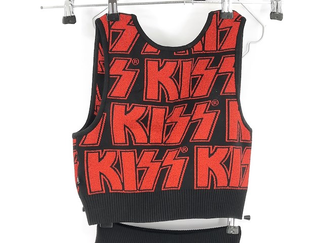 Topje en rokje, maat s, philipp plein x kiss - afbeelding 5 van  10