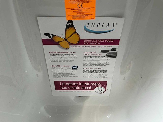 Toplax flavis ligbad 130cm - afbeelding 3 van  4