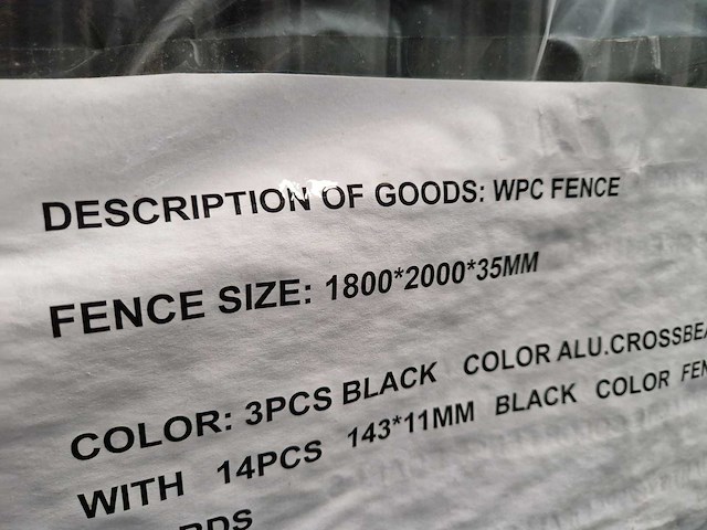 Topline - composiet - schutting set 54.30 meter - afbeelding 6 van  7