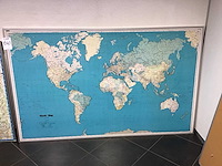 Topografische wandkaarten (2x) - afbeelding 2 van  3