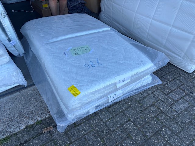 Topper gel laag split 160x200cm, caresse 750 - afbeelding 1 van  6