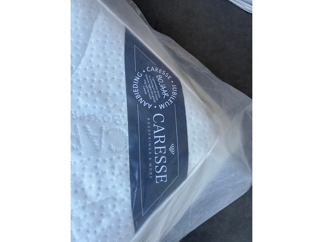 Topper gel laag split 160x200cm, caresse 750 - afbeelding 4 van  6