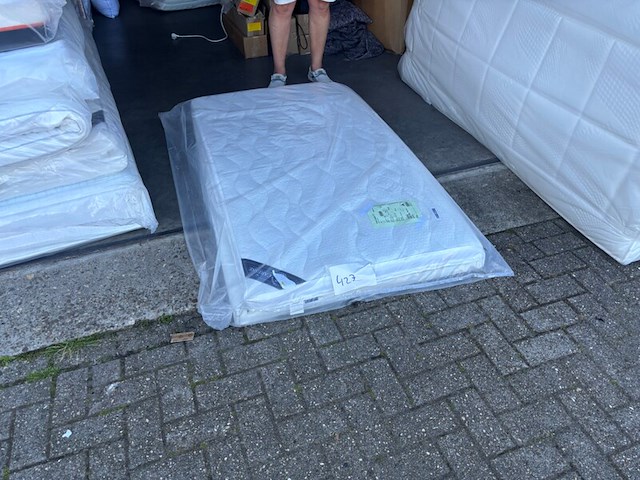 Topper gel laag vast 180x200cm, caresse 755 - afbeelding 1 van  4