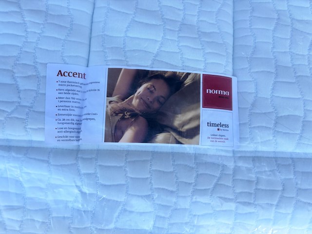 Topper hr koudschuim 180x200cm split, caresse 730/735 - afbeelding 2 van  4
