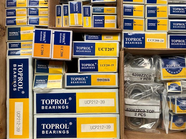 Toprol - partij industriële lagers en lagerblokken 187kg - afbeelding 2 van  11