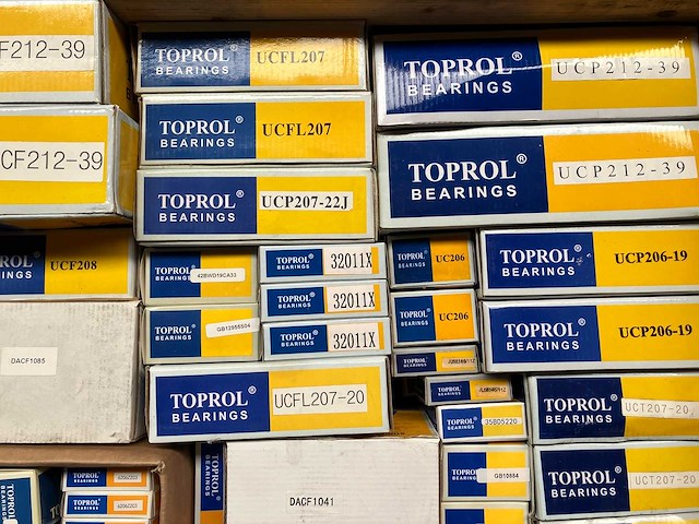 Toprol - partij industriële lagers en lagerblokken 187kg - afbeelding 9 van  11