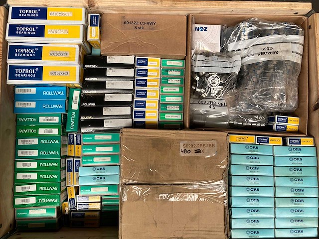 Toprol / rollway / ors - partij diverse industriële lagers 121kg - afbeelding 2 van  6