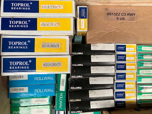 Toprol / rollway / ors - partij diverse industriële lagers 121kg - afbeelding 3 van  6