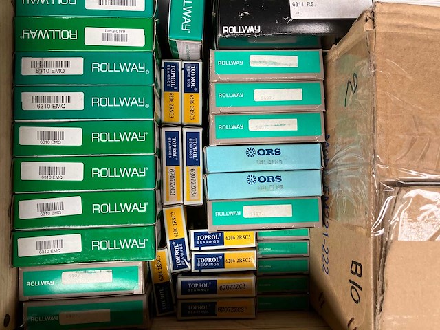 Toprol / rollway / ors - partij diverse industriële lagers 121kg - afbeelding 5 van  6