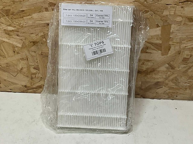 Tops filterset itho dcw 300 (21x) - afbeelding 1 van  3