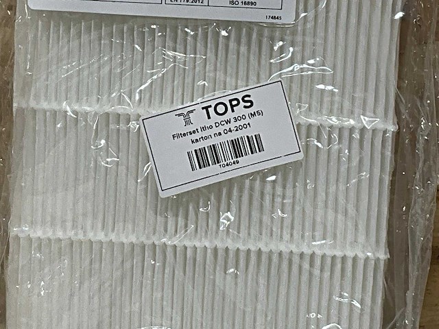 Tops filterset itho dcw 300 (21x) - afbeelding 2 van  3