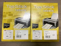 Topstick labels (14000x) - afbeelding 1 van  2