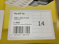 Topstick labels (14000x) - afbeelding 2 van  2