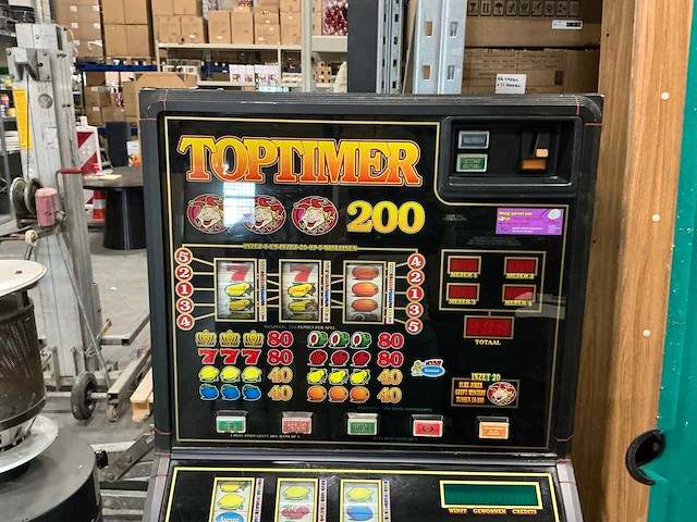 Toptimer 200 gokkast h168cm - afbeelding 5 van  7