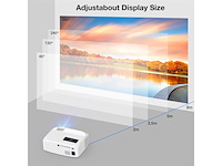 Topvision native 1080p home cinema beamer 9000 lumen 4k - afbeelding 3 van  5