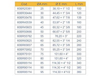 Tor marine water gesmeerde schroefaslager brons 55 mm - 60br55762 - afbeelding 2 van  2