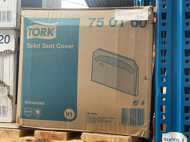 Tork doos á 5000 stuks toiletbrilcovers (2x) - afbeelding 1 van  2