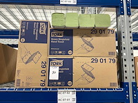 Tork green enkelvouw en basis papieren handdoeken - afbeelding 2 van  4