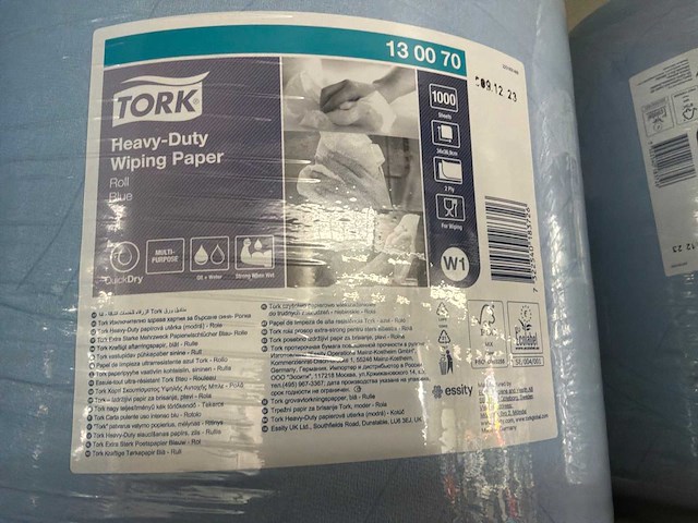 Tork heavy duty rol poetspapier (3x) - afbeelding 3 van  3