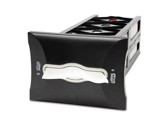 Tork xpressnap in counter servetdisp zwart 50cm - afbeelding 1 van  4