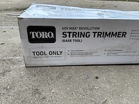 Toro revolution 60v draad trimmer bosmaaier - afbeelding 4 van  7