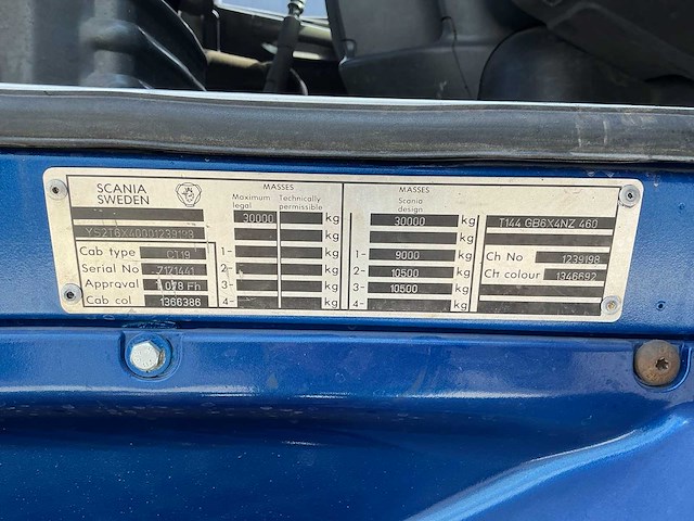Torpedo scania 6x4 v8 vrachtwagen - afbeelding 19 van  24