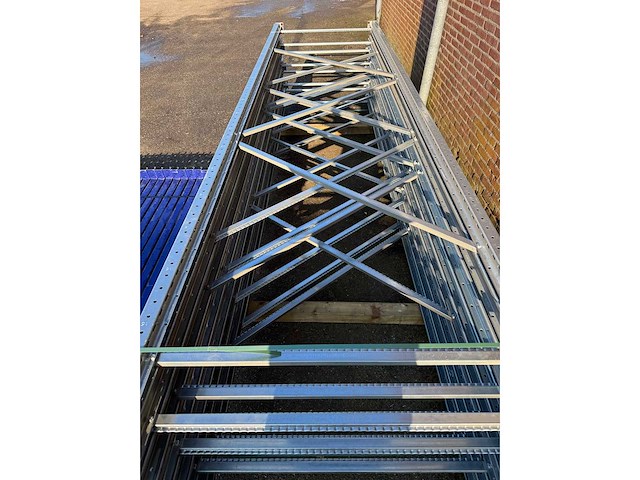 Torri - palletstelling 19,5 meter (410cm hoog) gegalvaniseerde staanders - afbeelding 5 van  7