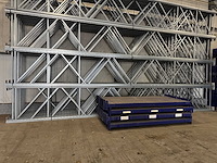 Torri - palletstelling 28 meter (820cm hoog) gegalvaniseerde staanders - afbeelding 4 van  8