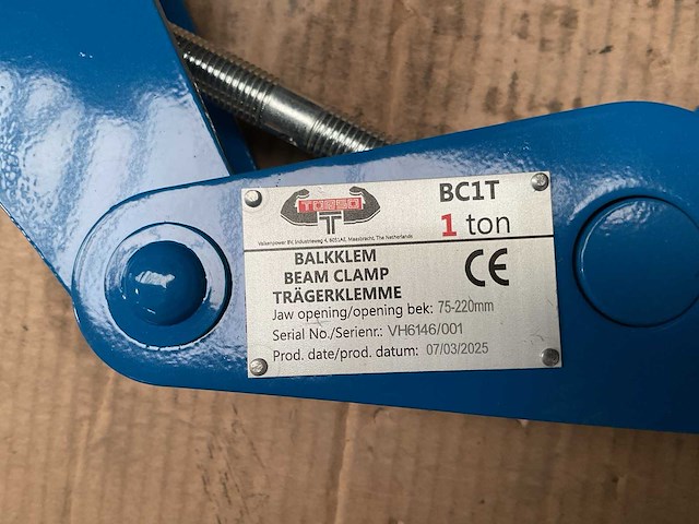 Torso bc1t beam clamp - afbeelding 3 van  4