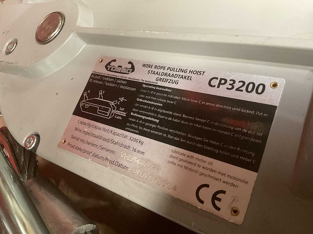 Torso cp3200 staaldraadtakel - afbeelding 4 van  4