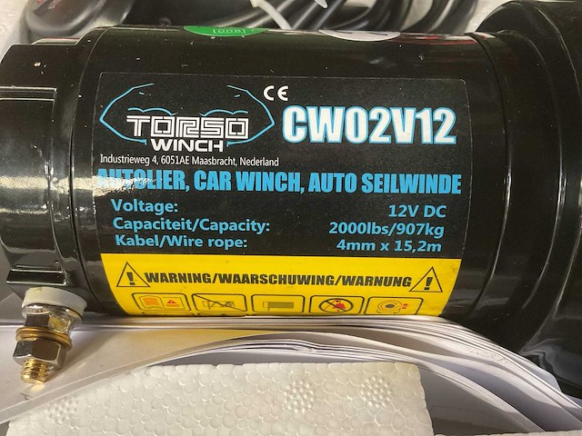Torsowinch cw02v12 autolier - afbeelding 4 van  4
