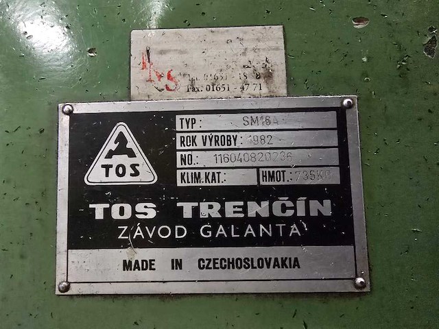 Tos - 1982 - sm16a - universele draaibank - afbeelding 5 van  13