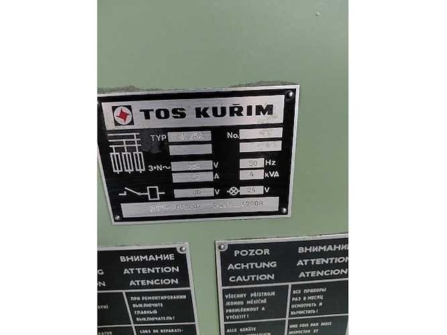 Tos - fnk25a - bedfreesmachine - afbeelding 14 van  14