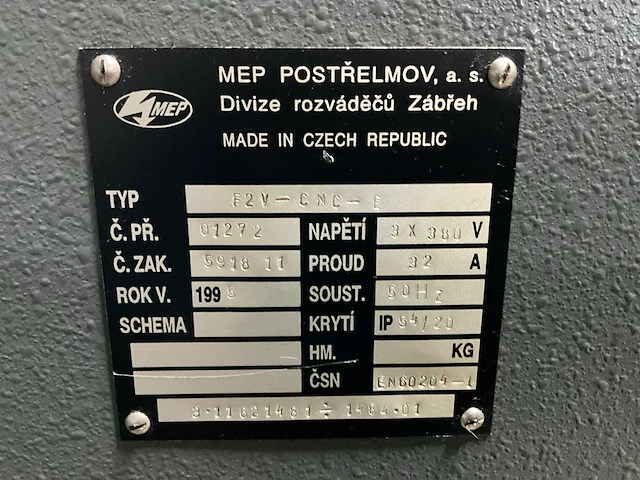 Tos f2v-cnc-e cnc freesmachine - afbeelding 25 van  31