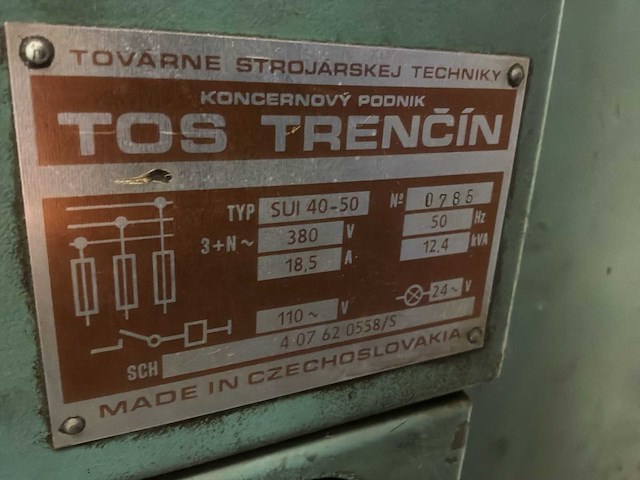 Tos trencin sui 40 / 1500 draaibank - afbeelding 2 van  11
