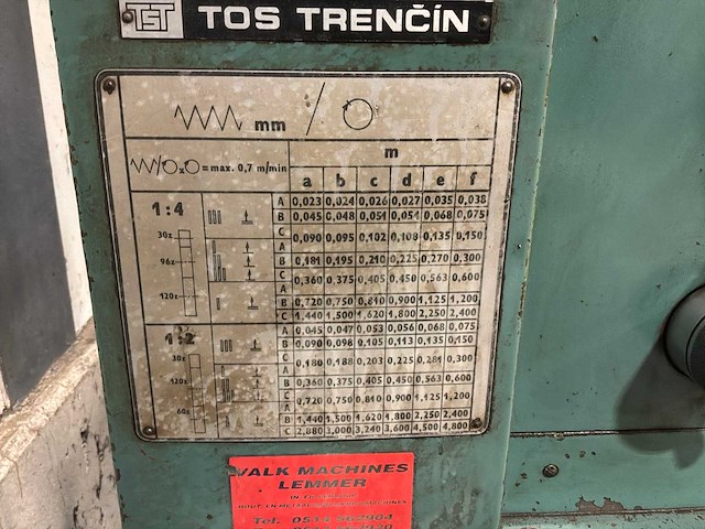 Tos trencin sui 40 / 1500 draaibank - afbeelding 10 van  11