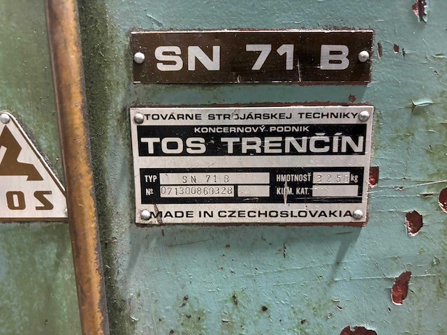 Tos trending sn 71 b heavy-duty draaibank - afbeelding 4 van  12