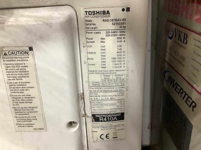 Toshiba - airconditioning (3x) - afbeelding 5 van  9