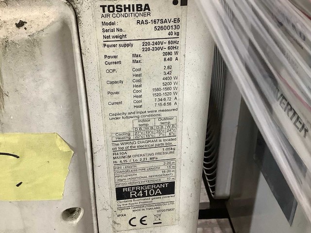 Toshiba - airconditioning (3x) - afbeelding 8 van  9