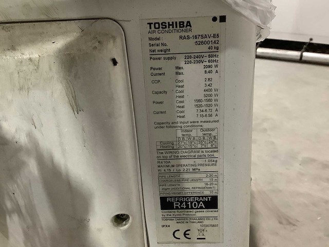 Toshiba - airconditioning (3x) - afbeelding 6 van  9