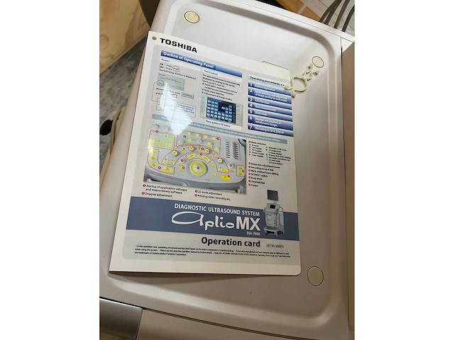 Toshiba - aplio mx (ssa-780a) - ultrasound machine - 2010 - afbeelding 22 van  28