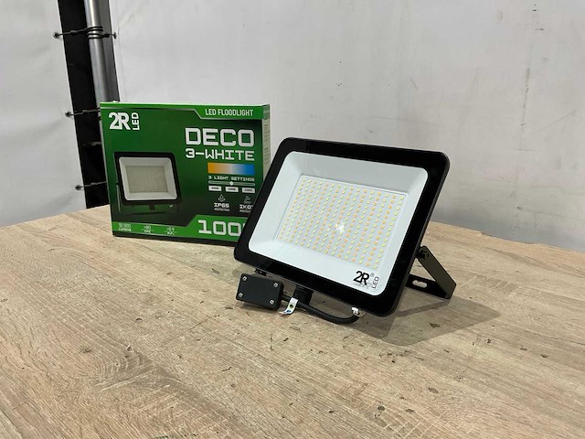 Toshiba - cct led chips - led floodlight 100 watt (5x) - afbeelding 4 van  7