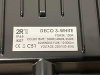 Toshiba - cct led chips - led floodlight 100 watt (5x) - afbeelding 3 van  7