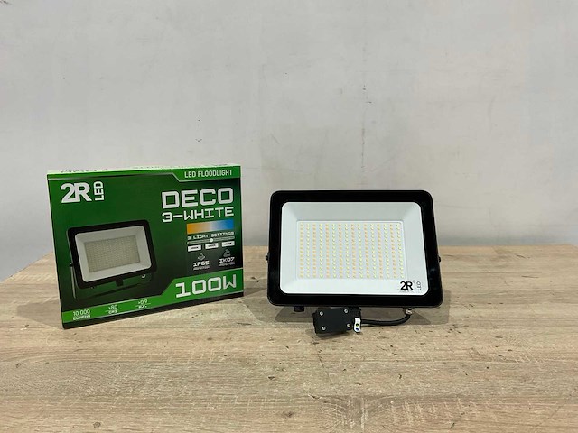 Toshiba - cct led chips - led floodlight 100 watt (5x) - afbeelding 1 van  6