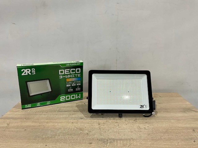 Toshiba - cct led chips - led floodlight 200 watt (2x) - afbeelding 2 van  8