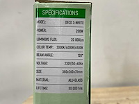 Toshiba - cct led chips - led floodlight 200 watt (2x) - afbeelding 8 van  8