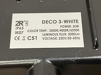 Toshiba - cct led chips - led floodlight 50 watt (5x) - afbeelding 9 van  9