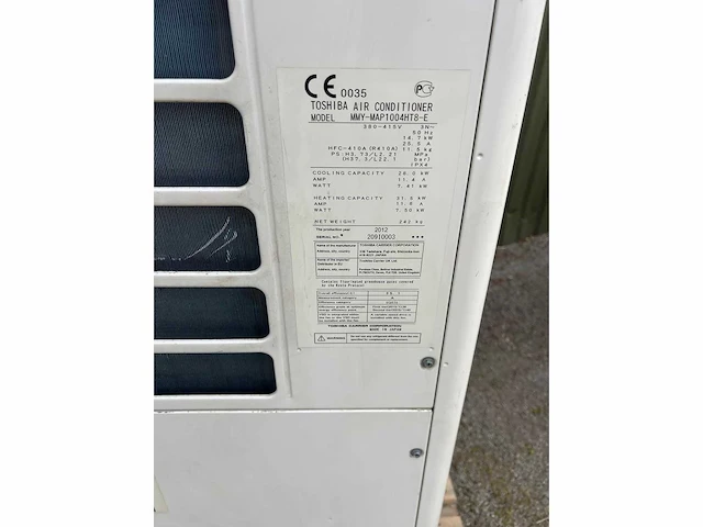 Toshiba - mmy-map1404ht8-e - mobiele airco - afbeelding 5 van  5