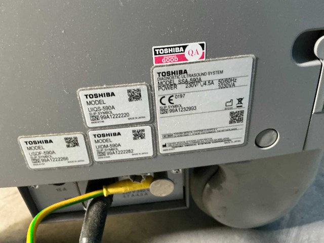 Toshiba - nemio mx / ssa-590a - ultrasound machine - 2012 - afbeelding 9 van  9